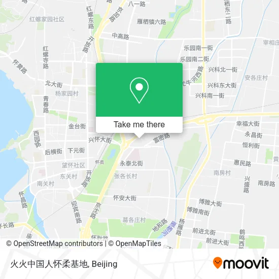 火火中国人怀柔基地 map