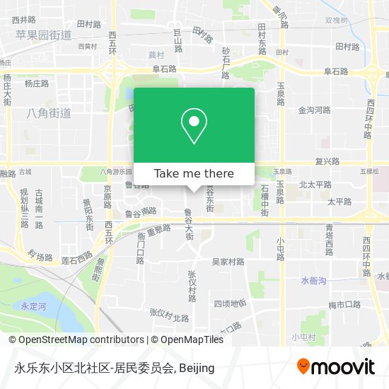 永乐东小区北社区-居民委员会 map