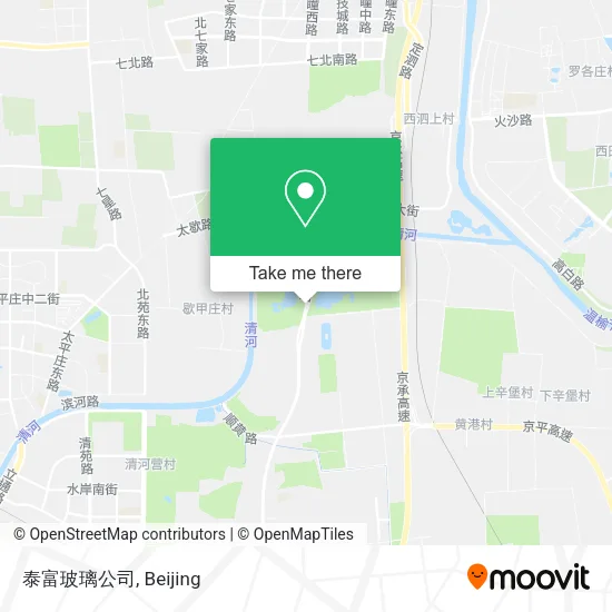 泰富玻璃公司 map