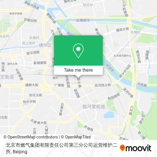北京市燃气集团有限责任公司第三分公司运营维护二所 map