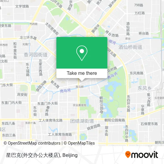 星巴克(外交办公大楼店) map