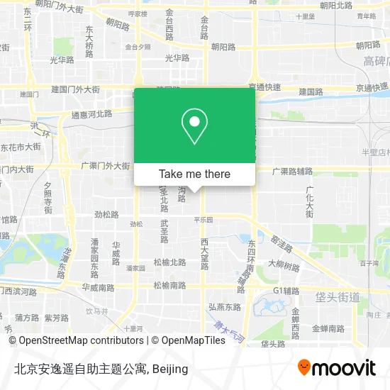 北京安逸遥自助主题公寓 map