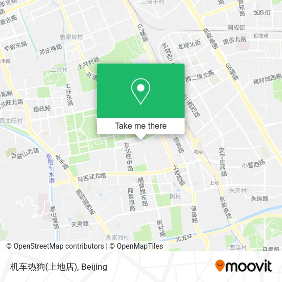 机车热狗(上地店) map