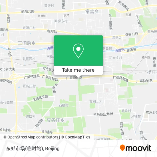 东郊市场(临时站) map