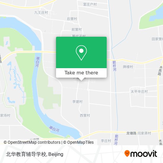 北华教育辅导学校 map