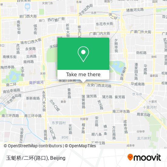 玉蜓桥/二环(路口) map