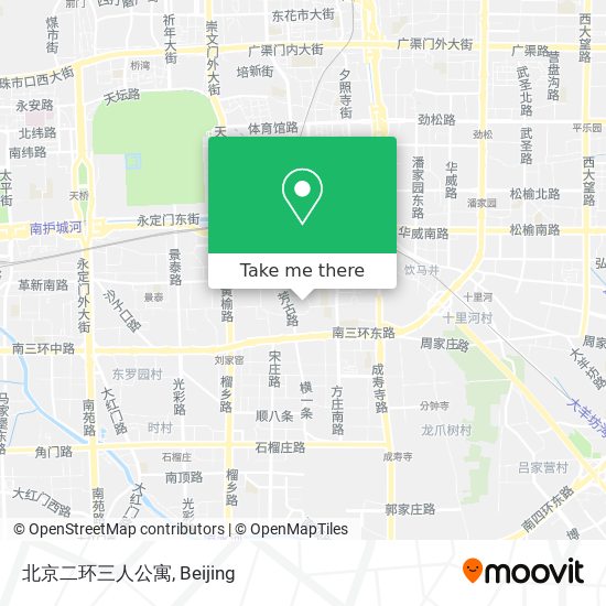 北京二环三人公寓 map