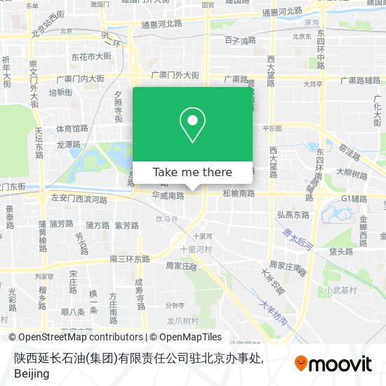 陕西延长石油(集团)有限责任公司驻北京办事处 map