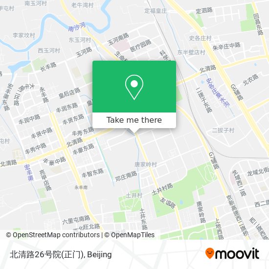 北清路26号院(正门) map