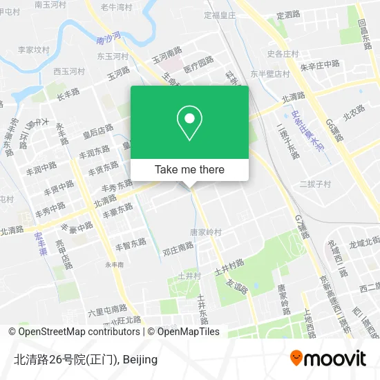 北清路26号院(正门) map