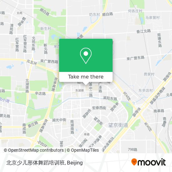 北京少儿形体舞蹈培训班 map