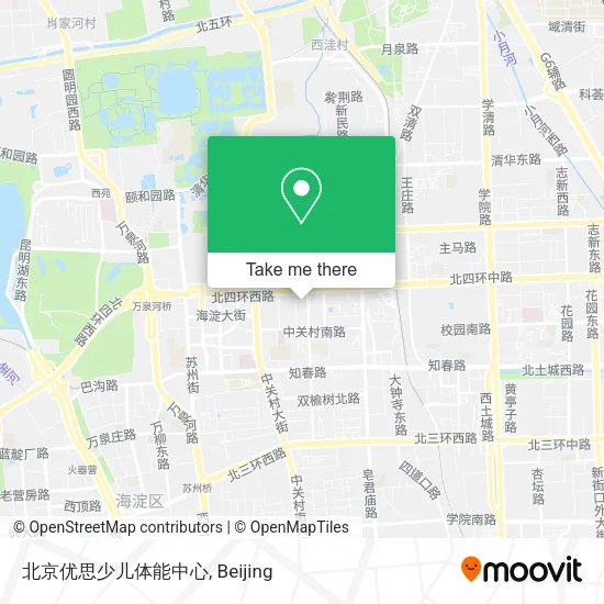 北京优思少儿体能中心 map