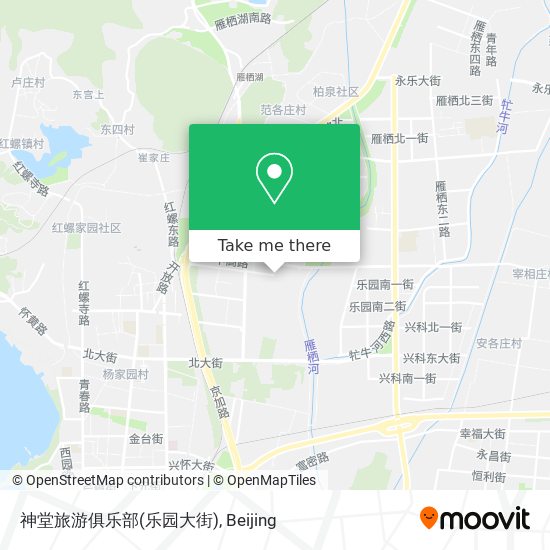 神堂旅游俱乐部(乐园大街) map