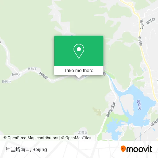 神堂峪南口 map