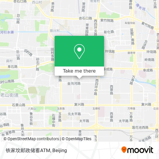 铁家坟邮政储蓄ATM map