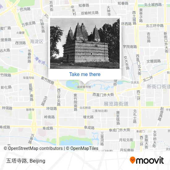 五塔寺路 map