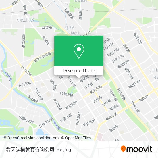 君天纵横教育咨询公司 map