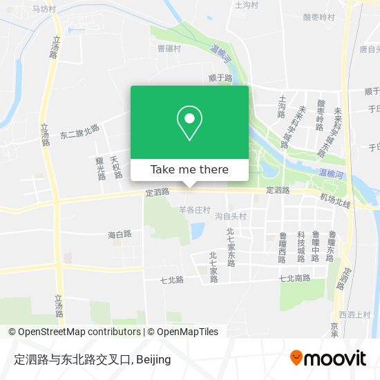 定泗路与东北路交叉口 map