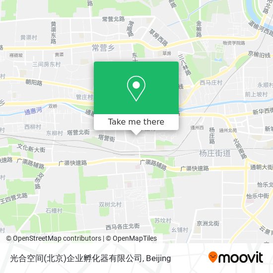 光合空间(北京)企业孵化器有限公司 map