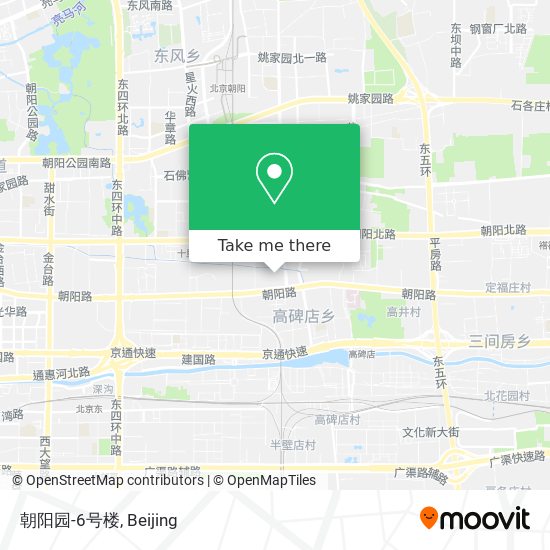 朝阳园-6号楼 map