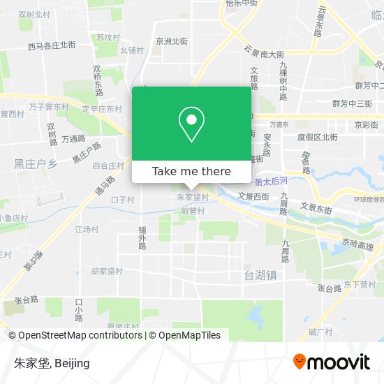 朱家垡 map
