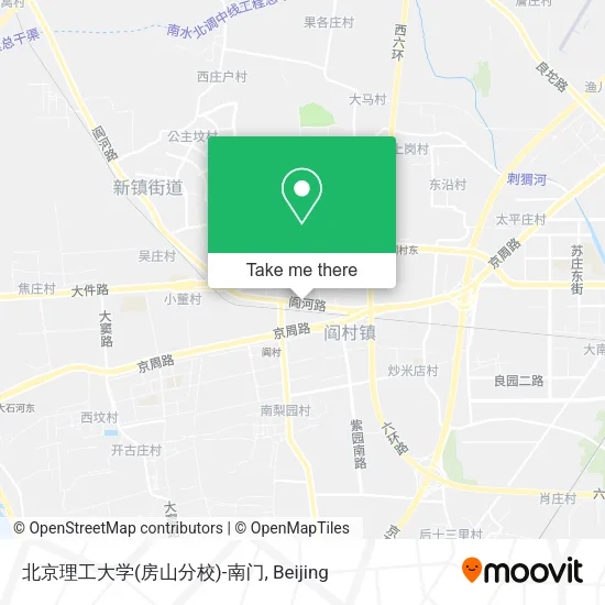 北京理工大学(房山分校)-南门 map