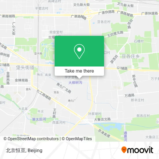 北京恒亘 map