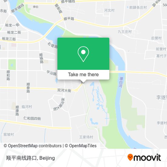 顺平南线路口 map