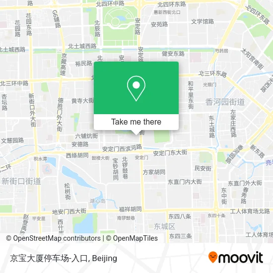 京宝大厦停车场-入口 map