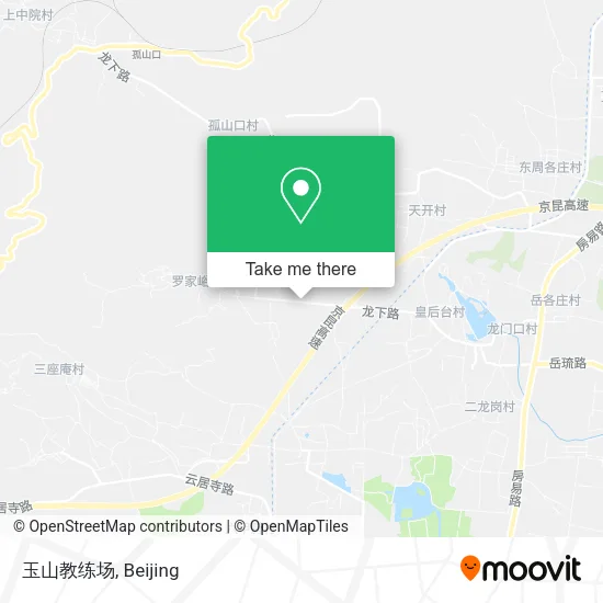 玉山教练场 map