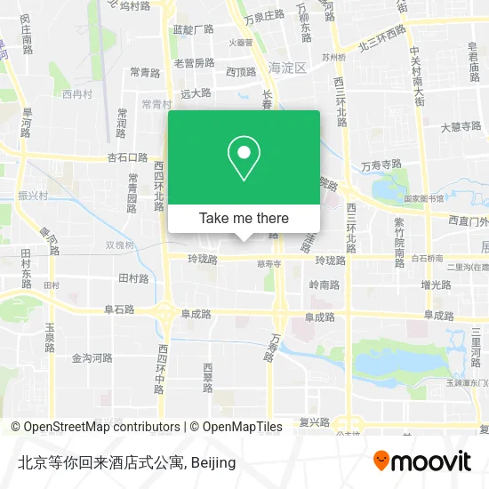 北京等你回来酒店式公寓 map
