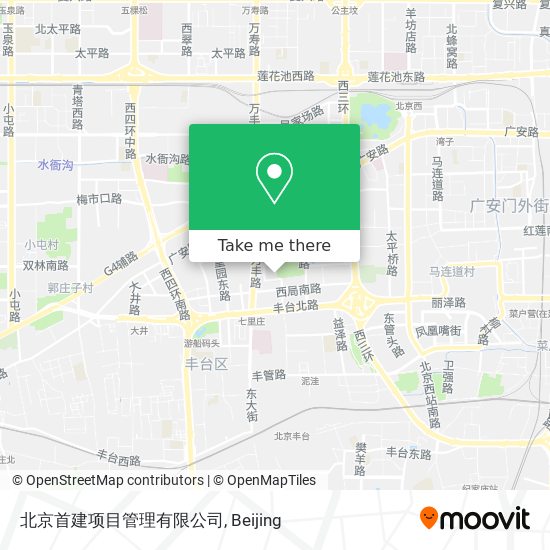 北京首建项目管理有限公司 map