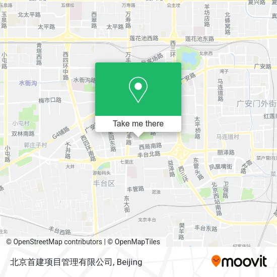 北京首建项目管理有限公司 map
