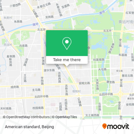 American standard map
