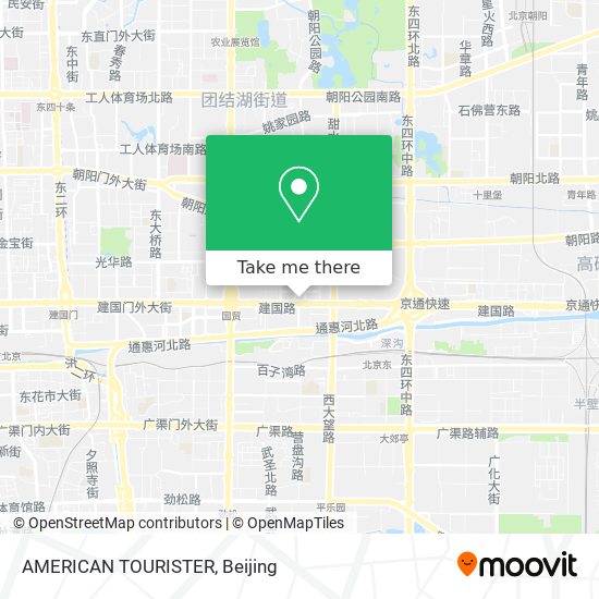 AMERICAN TOURISTER map