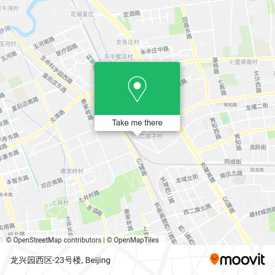 龙兴园西区-23号楼 map