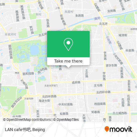 LAN cafe书吧 map