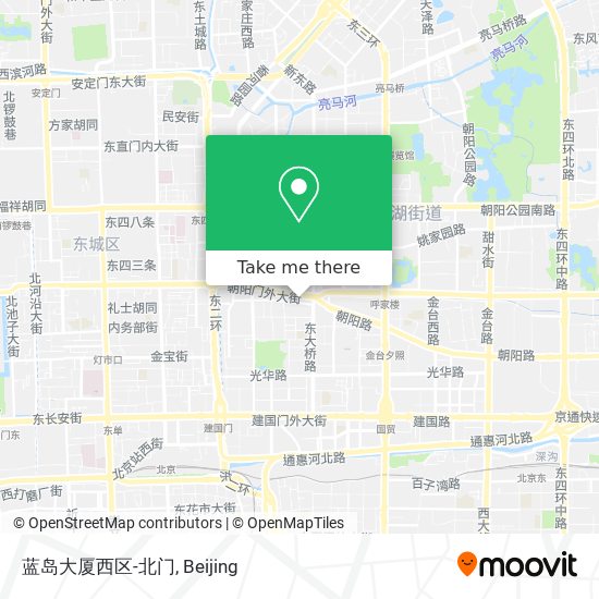 蓝岛大厦西区-北门 map