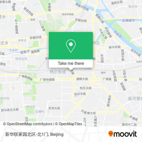 新华联家园北区-北1门 map