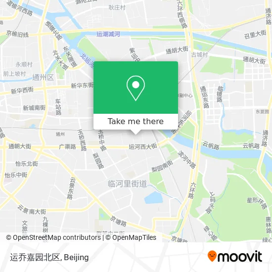 运乔嘉园北区 map