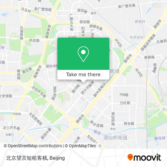 北京望京短租客栈 map