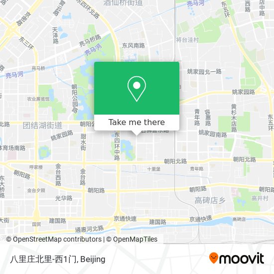八里庄北里-西1门 map