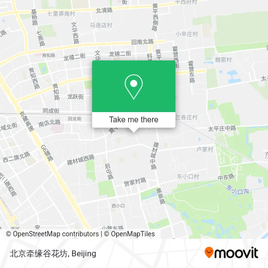 北京牵缘谷花坊 map