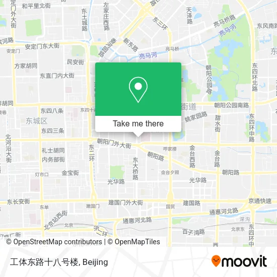 工体东路十八号楼 map