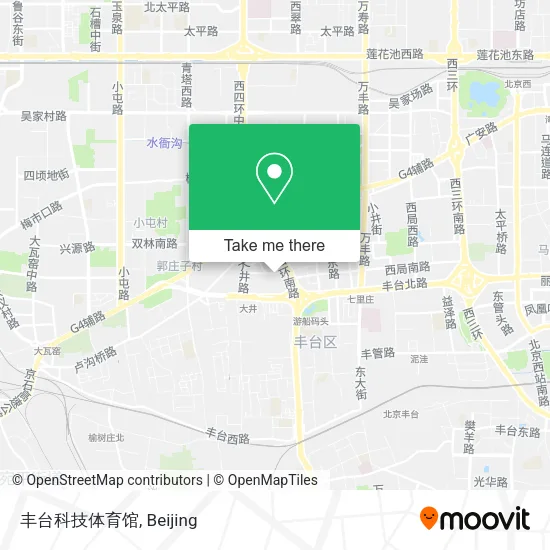 丰台科技体育馆 map