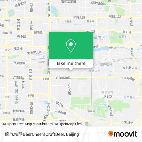啤气精酿BeerCheersCraftBeer map