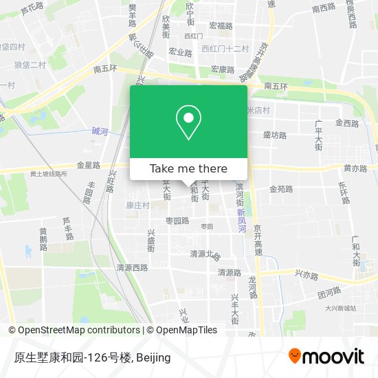 原生墅康和园-126号楼 map