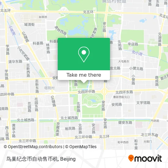 鸟巢纪念币自动售币机 map