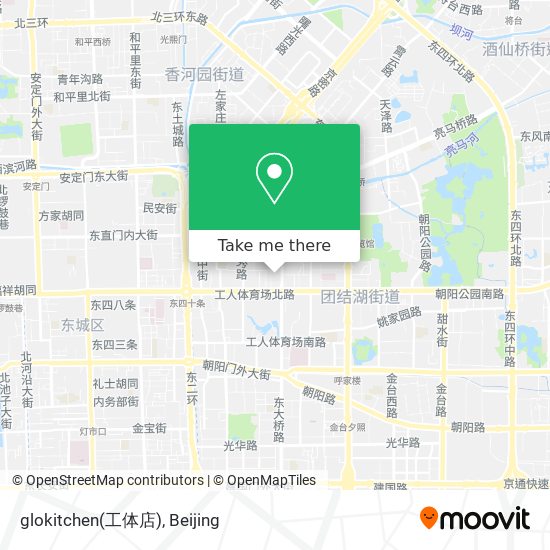 glokitchen(工体店) map