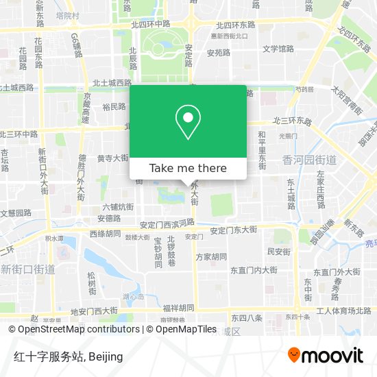 红十字服务站 map